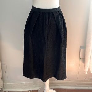 Zara Jacquard A-line Skirt